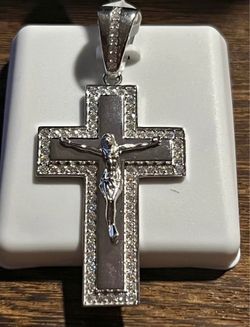 925 Sterling silver Moissanite D VVS1 pendant