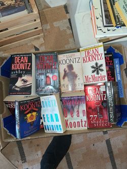 40 books for sale! Dean koontz, nora roberts, etc