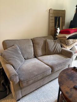 Wayfair Corduroy Sofa with Pullout Bed