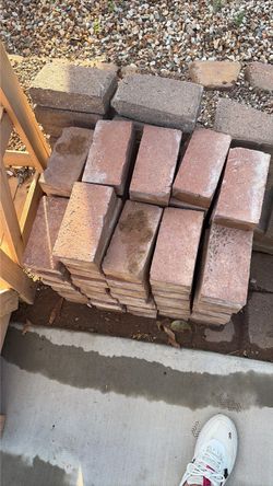 Red pavers