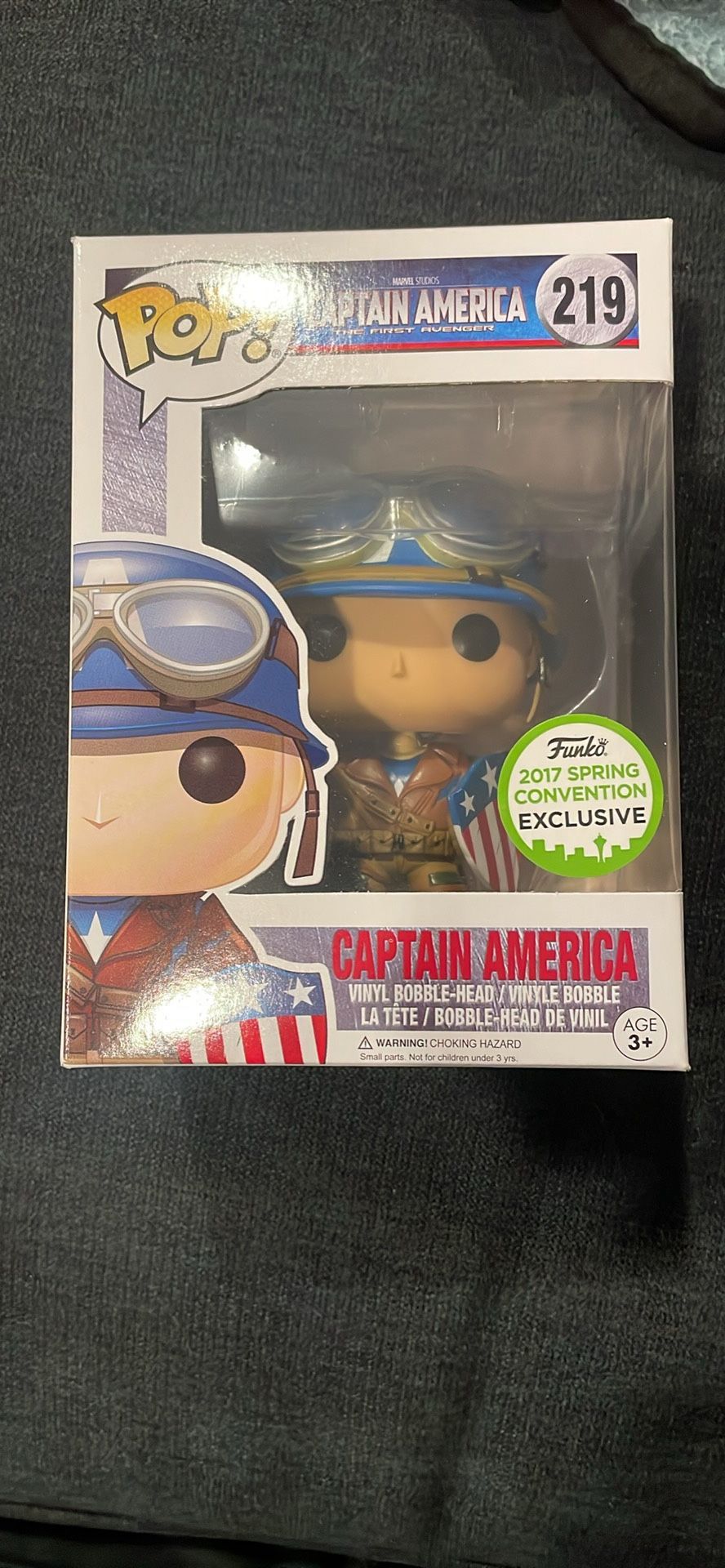 Captain America Funko Pop ECCC Exclusive