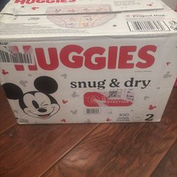 Huggies Snug & dry 100 Ct