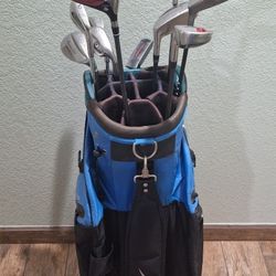 Nike Golf Bag With Clubs