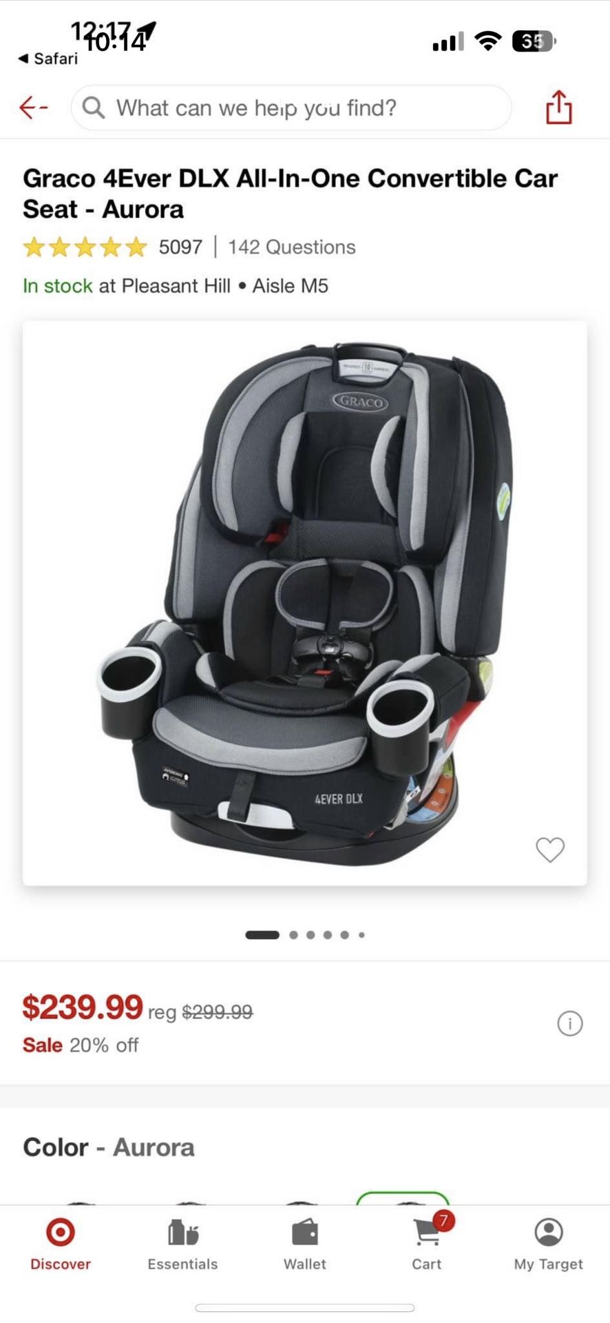 Forever Dxl  Sl Car seat 