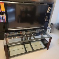 46" LED Flat TV with TV stand and Integrated flat panel  $95 OBO