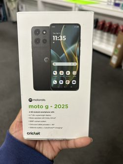 Moto G 5 2025! New Number With Cricket Wireless!