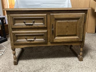 Vintage German Telephone Table & Stool