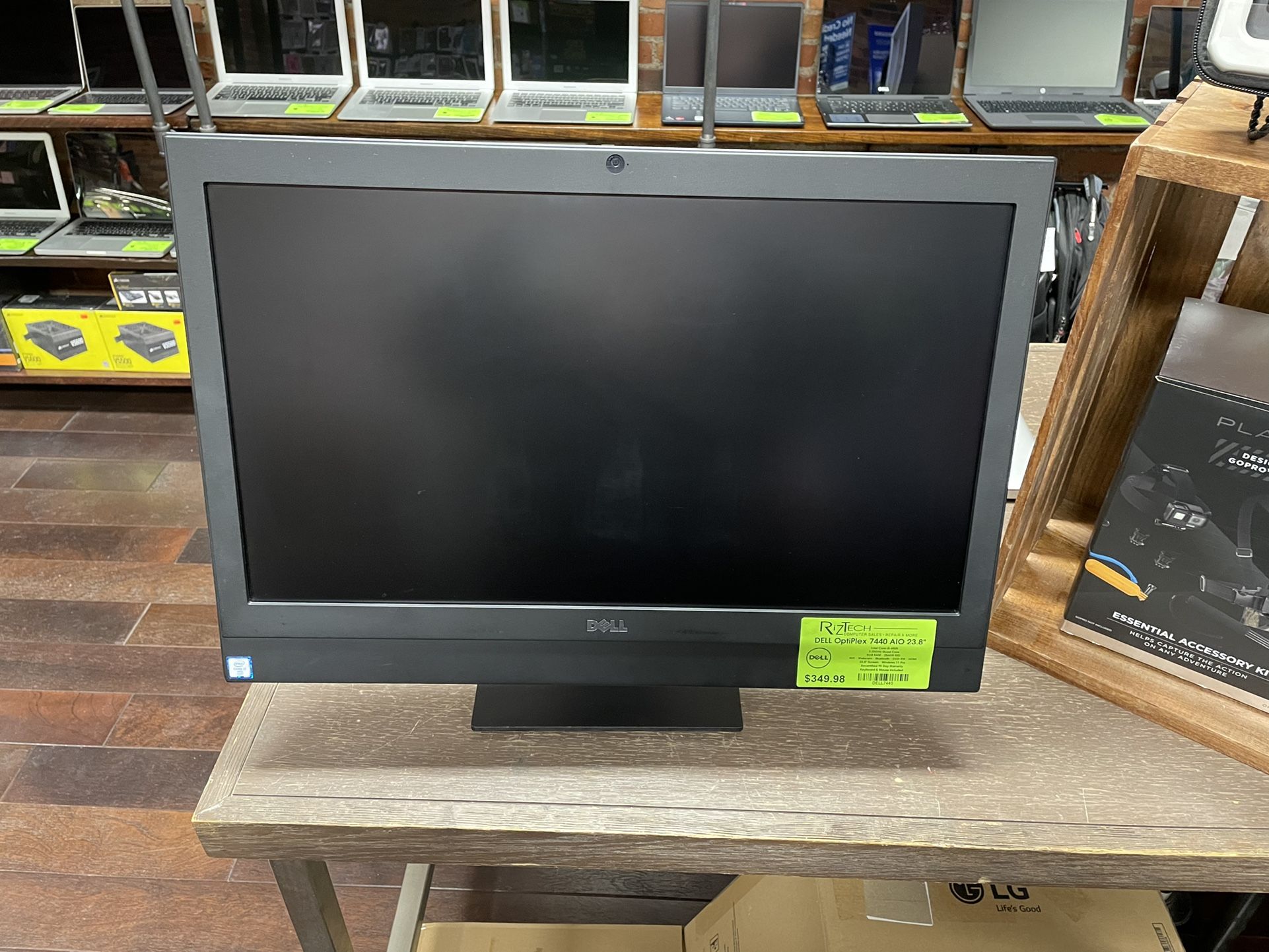 Dell OptiPlex 7440 All in One Desktop Computer 23.8” W11Pro i5 3.20GHz Quad Core 8GB RAM 256GB SSD