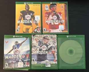 Madden NFL Xbox One Game Bundle - Madden 16 17 18 19 20
