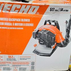 New ECHO gasoline backpack blower