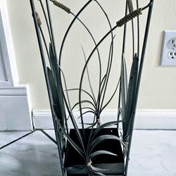 Metal umbrella stand new 22x9 inch