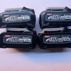Makita XGT 4 Ah 40V New ***$190 EACH ***