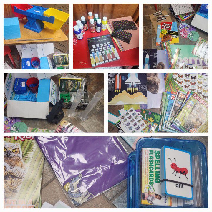 Tons Of Paints And Learning Supplies!