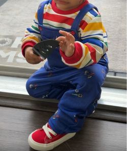 Chucky costume and shoes sz 2 T