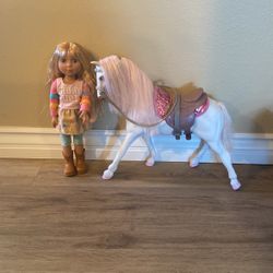 Glitter Girl Doll And Horse