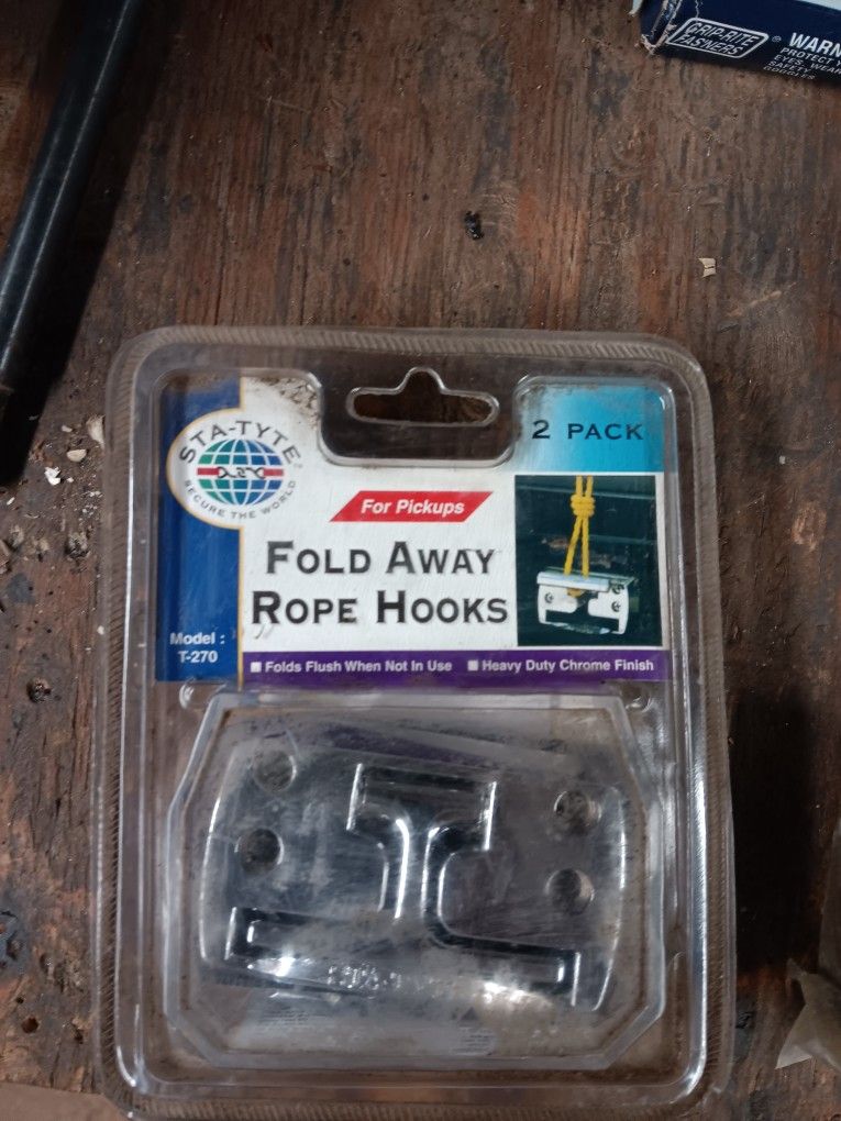 Fold Away Rope Hooks For Trucks