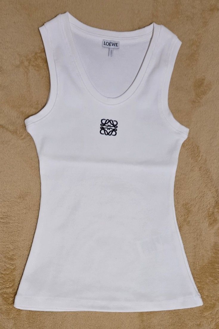 Loewe White Tank Top Womens Small