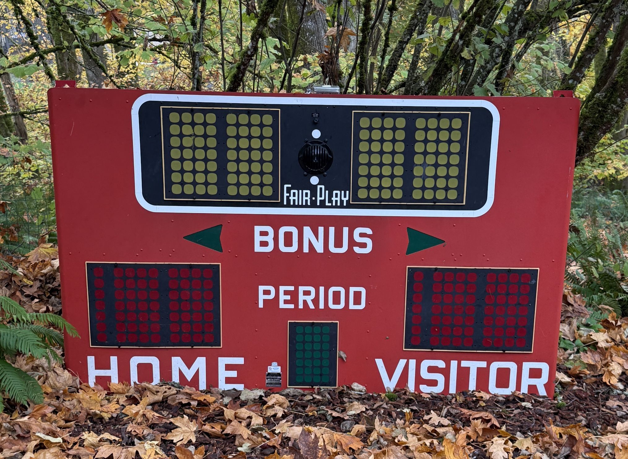 Vintage scoreboard 