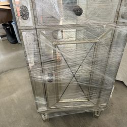 Mirrored Nightstand 