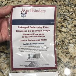 Spellbinders enlarged embossing pad 2