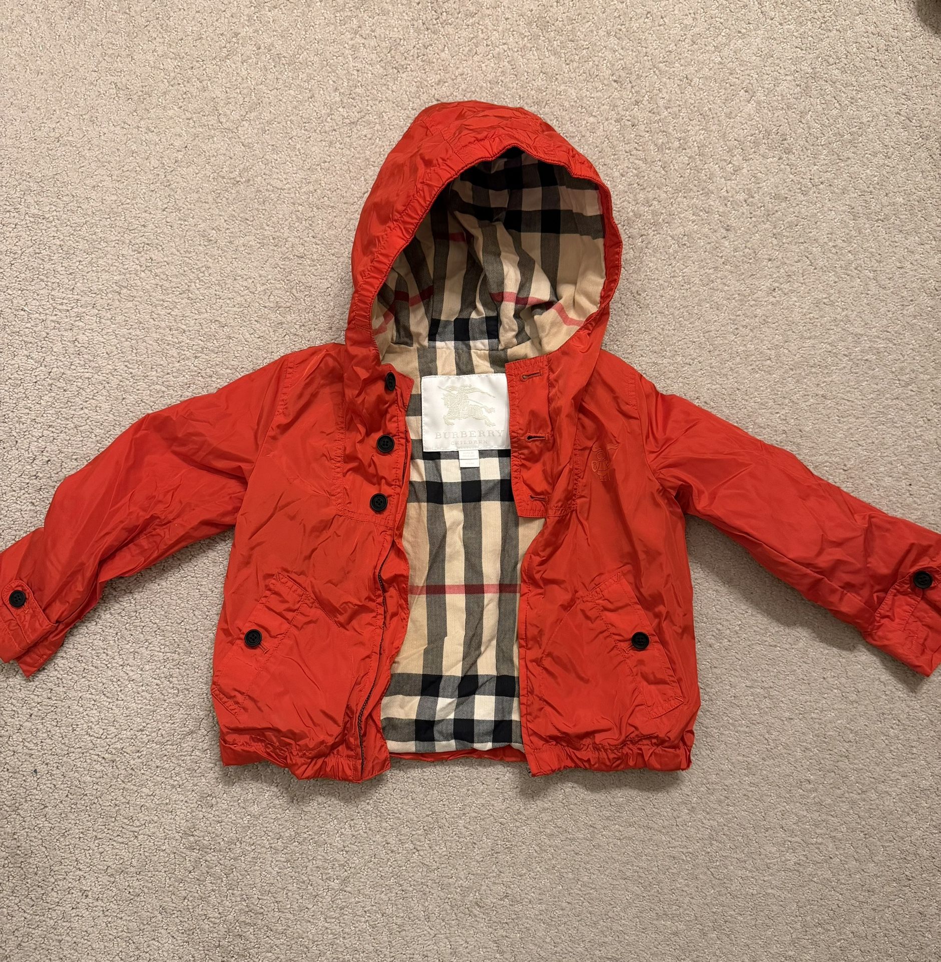 Authentic Burberry Lightweight Jacket Kids 2Y