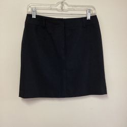 Women’s INC Polyester/Rayon/Spandex Black Above-The-Knee Skirt… Size 4