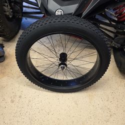 26" Full Front Tire Setup