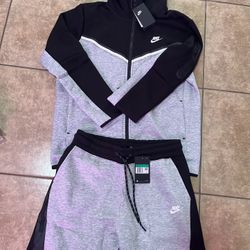 Gray & Black Nike Tech Set 