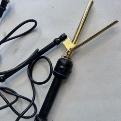 Hot Tools Professional Spring Hair Curling Iron 5/8" 1109 Gold MultiHeat Control