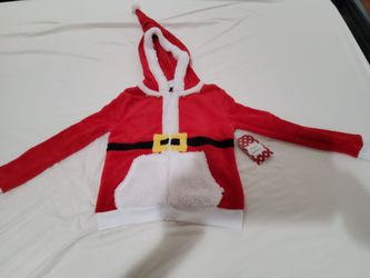 1 New Santa Top (tags on) ~ Big Girl "s"