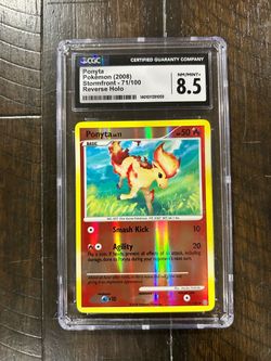 Ponyta Reverse Holo 71/100 CGC 8.5  Near Mint Stormfront ENG 2008 Pokemon TCG 🔥