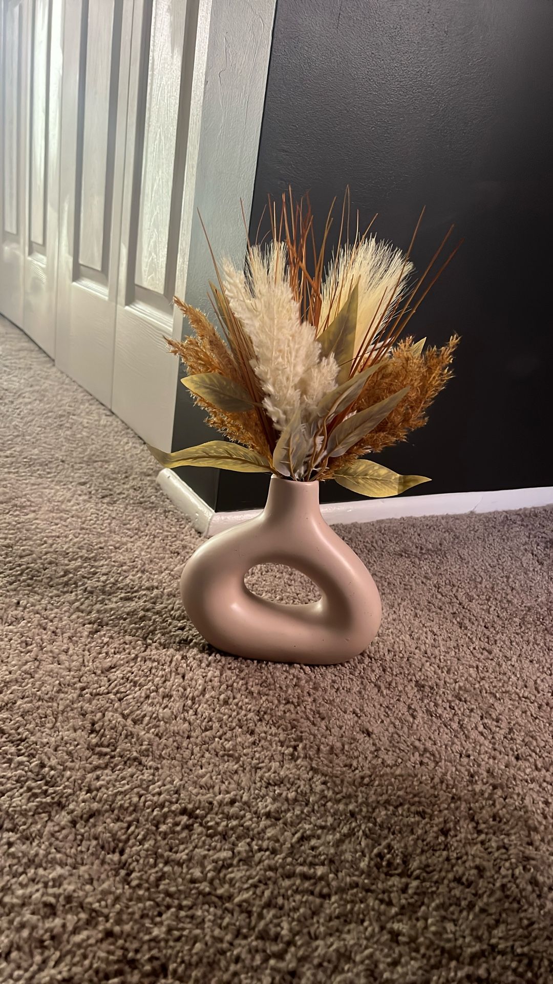 Autumn Vase With Artificial Flowers