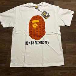 🔥 Bape x MCM tee size Small