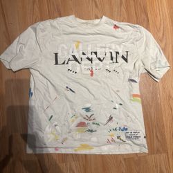 Gallery Dept x Lanvin Paint splatter shirt