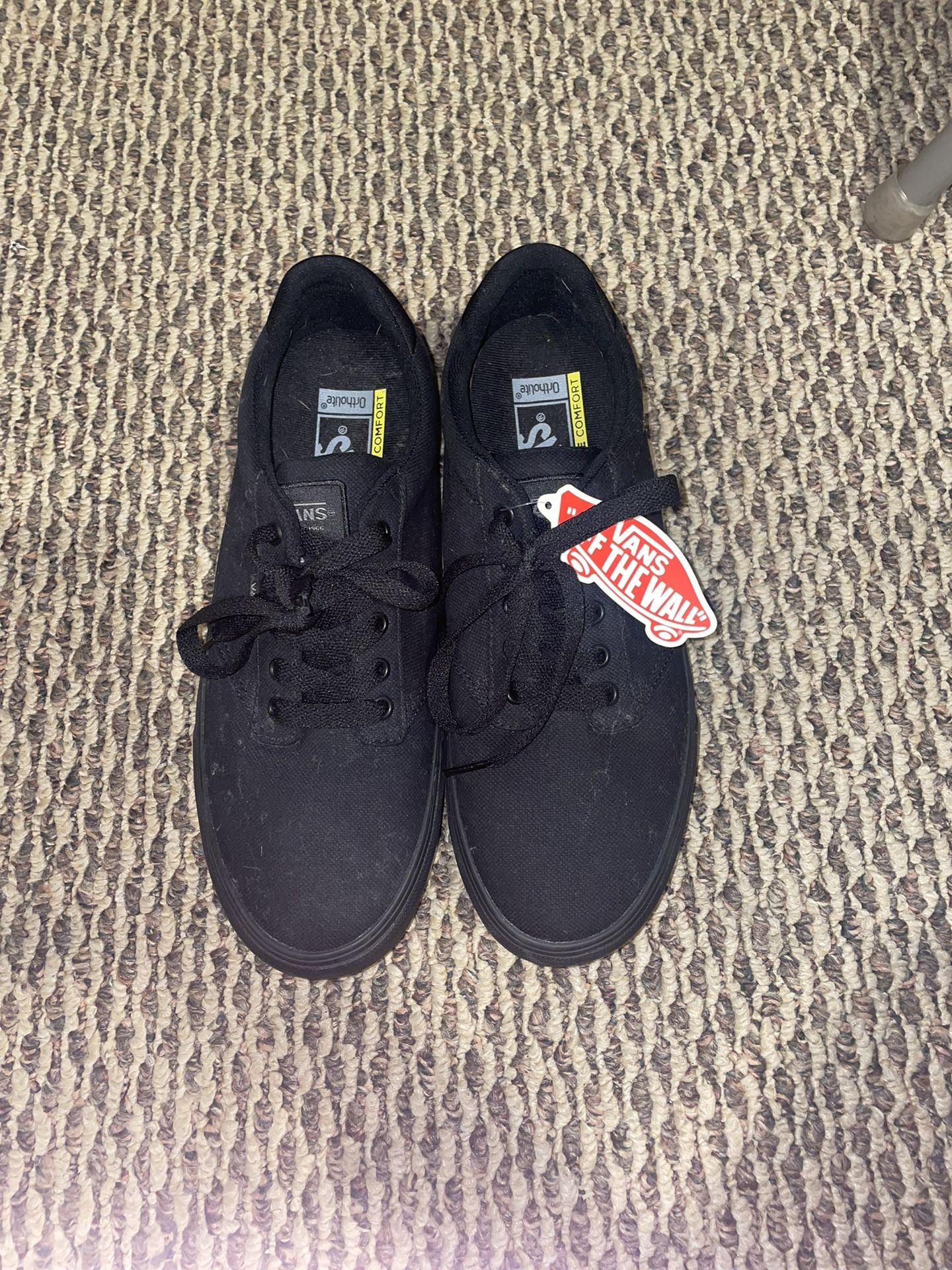Black vans 10.5