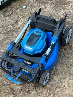 Kobalt 2 x 24 volt self propelled mower with bagger