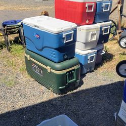Coolers, Like New And Sone Never Used