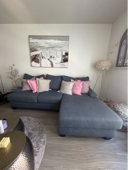 Blue couch