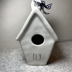 NEW Rae Dunn Ceramic Birdhouse