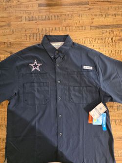 Columbia PFG Dallas Cowboys Button-Up Shirt