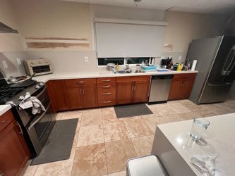 BUILT KITCHEN CABINETS + ISLAND