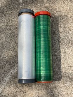 2 Large Rolls Plastic Stretch Wrap / Food Service Cling Film