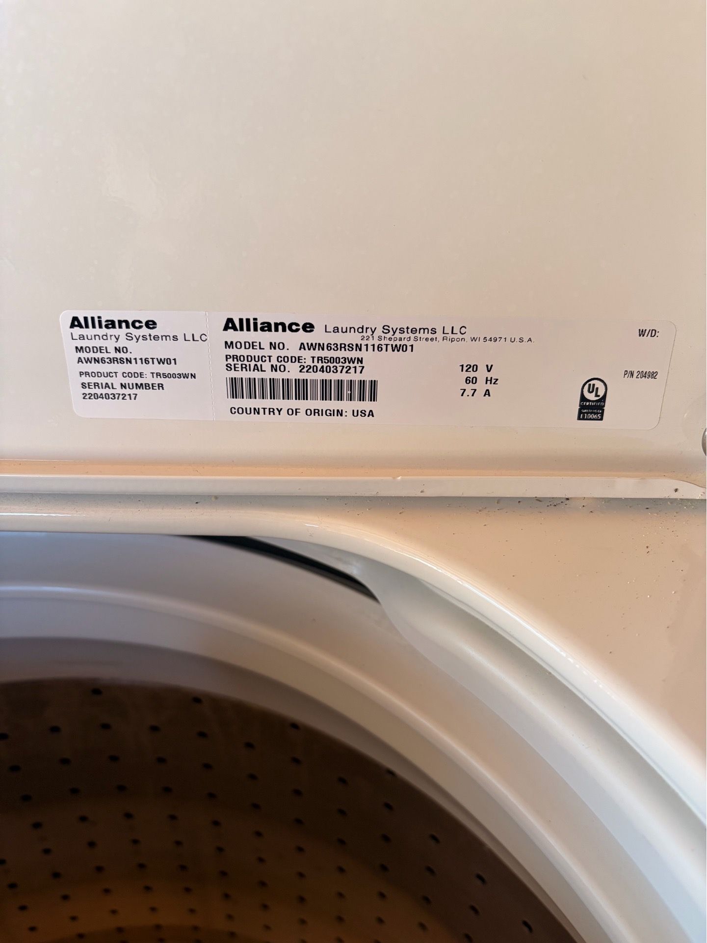 Speed Queen SPWADREWN3006 Side-by-Side Top Load Washer and gas Dryer Set in White