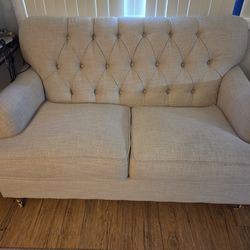 Love seat and chair