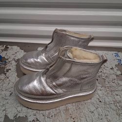 Silver UGG Boots SZ4