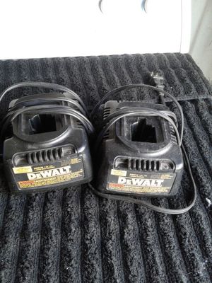 Photo Two 18v Dewalt chargers