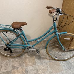 Sixthreezero EVRYjourney 7-Speed Cruiser Bike - Teal w/ Step Through-Frame
