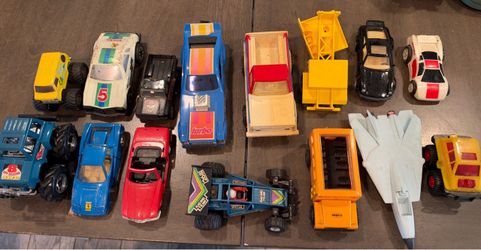 🚗 Vintage 1980s Toy Car & Truck Lot – Retro Collectibles!