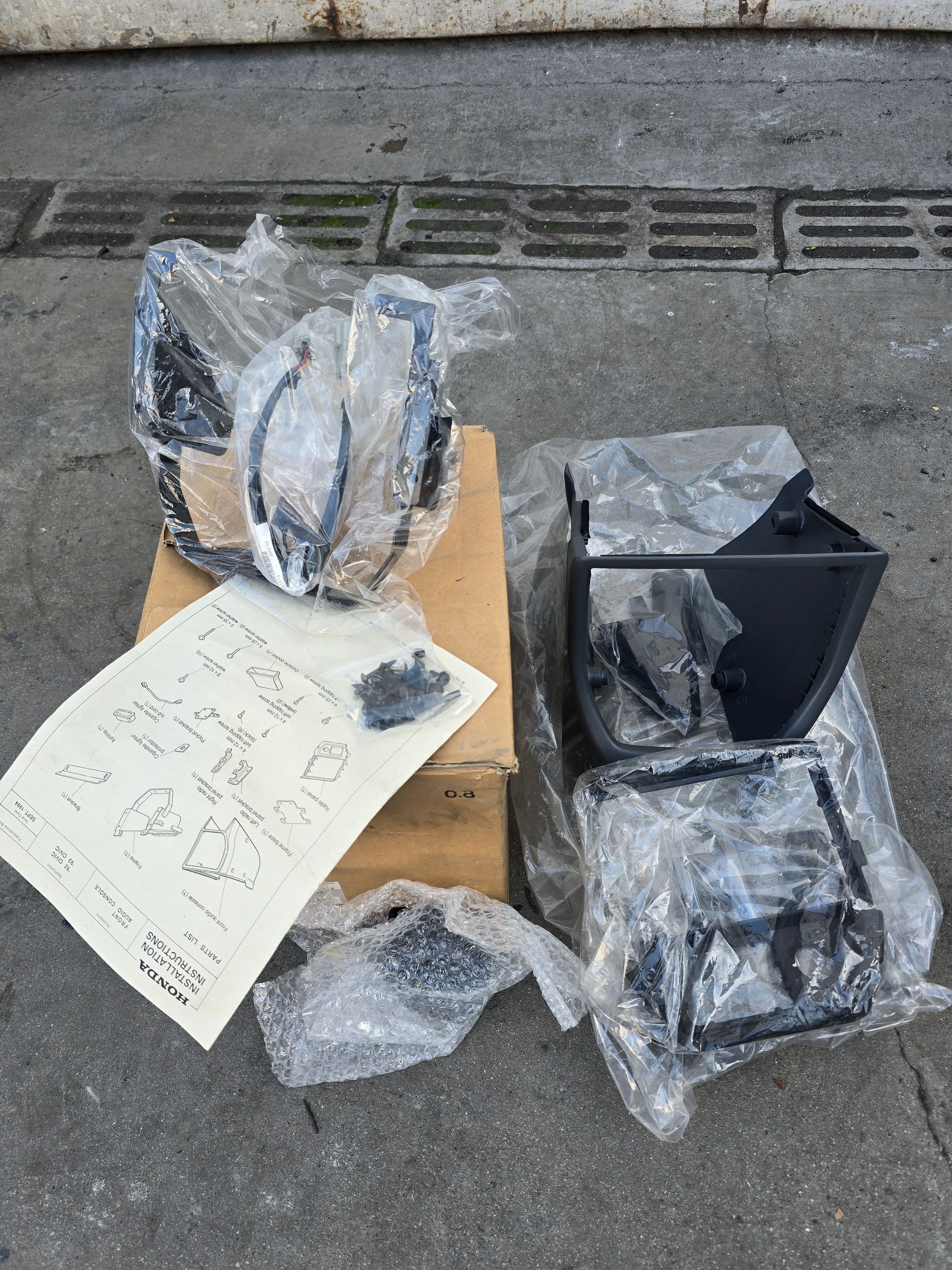 BNIB OEM NOS discontinued 92-95 Honda civic USDM optional center console