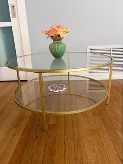 Glass top table